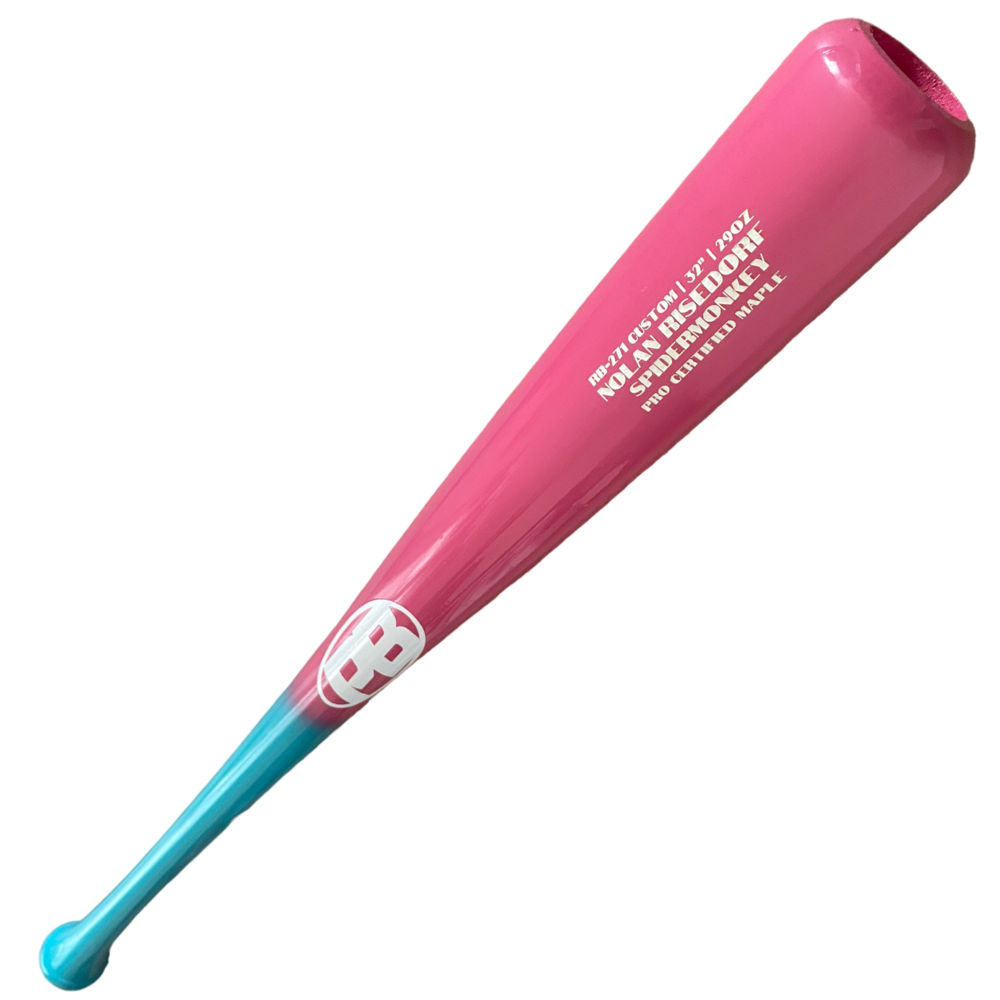 Wood Bats | Custom Pro Baseball Bats | J143M Steel Pressed Pink